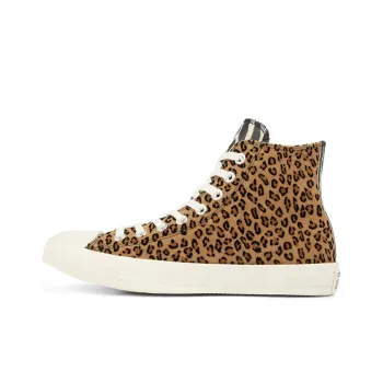 Converse Chuck Taylor All Star Animal Print Suede High Top 'Brown White'