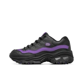 Skechers Energy Over Joy Low Top Running Shoes Black/Purple Women's