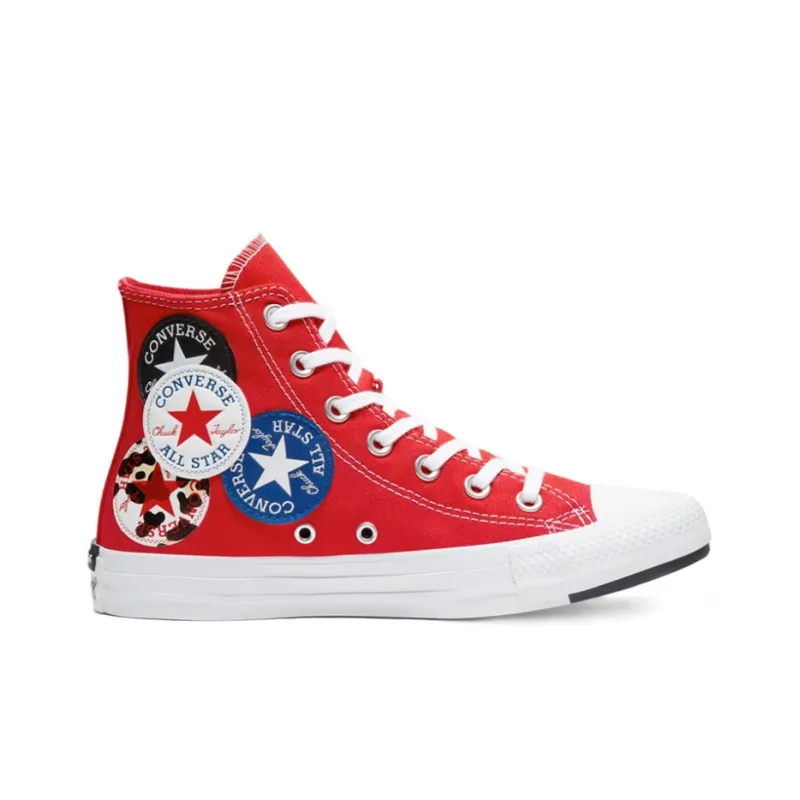 Converse Chuck Taylor All Star Hi Logo Play University Red-1