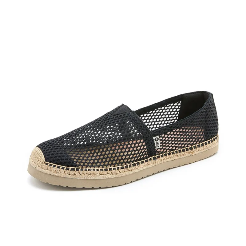 Joy&Mario Breathable And Lightweight Low Top Canvas Shoes Men's Black-1