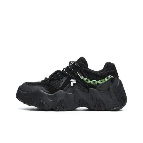 FILA FUSION Fashion Daddy Chunky Sneakers Women's Low-Top Black