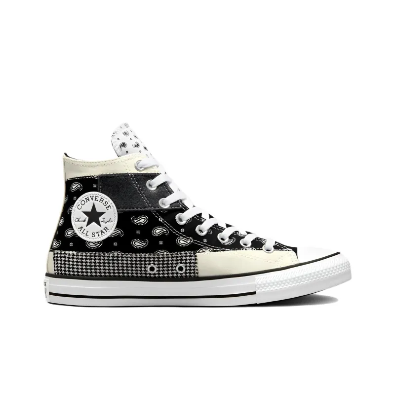 Converse Chuck Taylor All Star High Top Hacked Patterns 'Black Paisley'-1