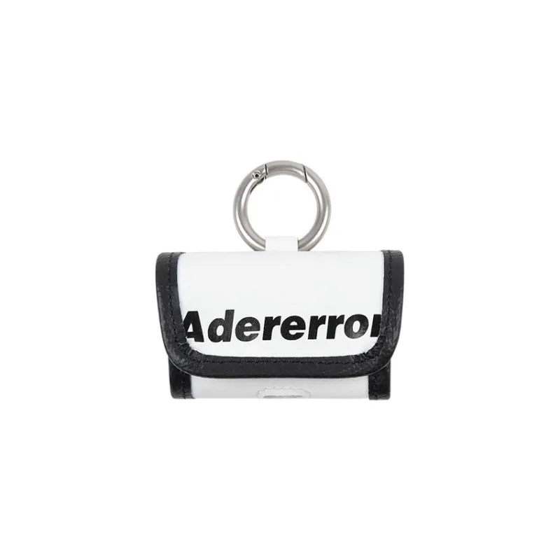 ADER ERROR PVC Protective Earphone Case Unisex Black/White-0