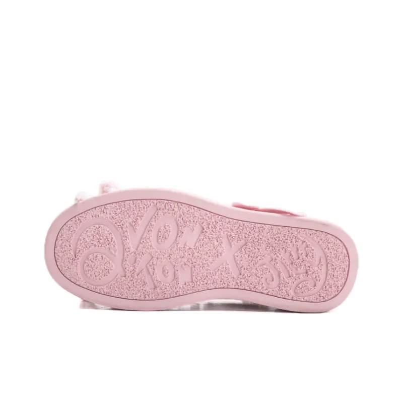 Jifffly Abrasion Resistant Breathable Height Increasing Low Top Canvas Shoes Women's Pink-5