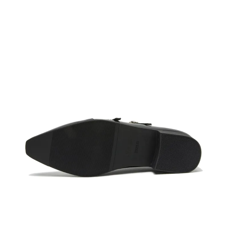 FLOSSIE Women's Casual Shoes Women's Low Top Black/Brown-5