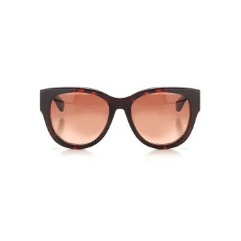 Chloe Irregular Shape Sunglasses Women's Tortoiseshell