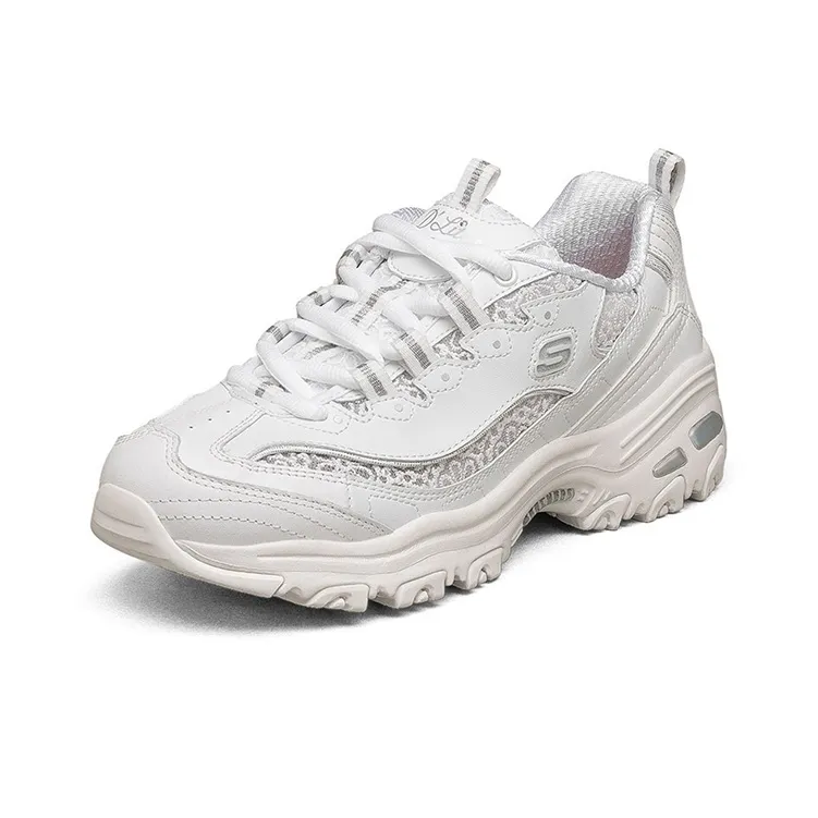Skechers D Lites 1.0 Running Shoes White Women's-2