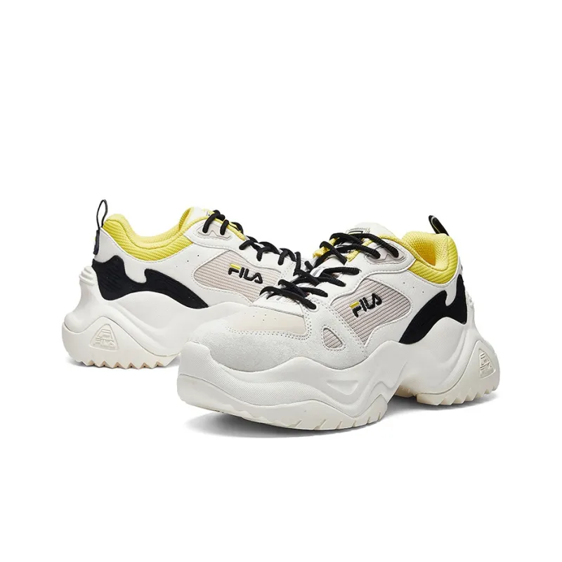 FILA Pose Cushioning, Slip Resistant, And Abrasion Resistant Low Top Chunky Sneakers Women's Bright Pastel Pink-2