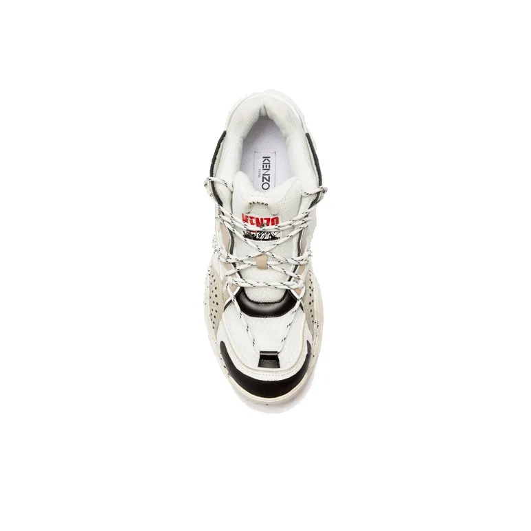 KENZO Non-slip Lightweight Low-Top Chunky Sneakers Men's Light Gray-3