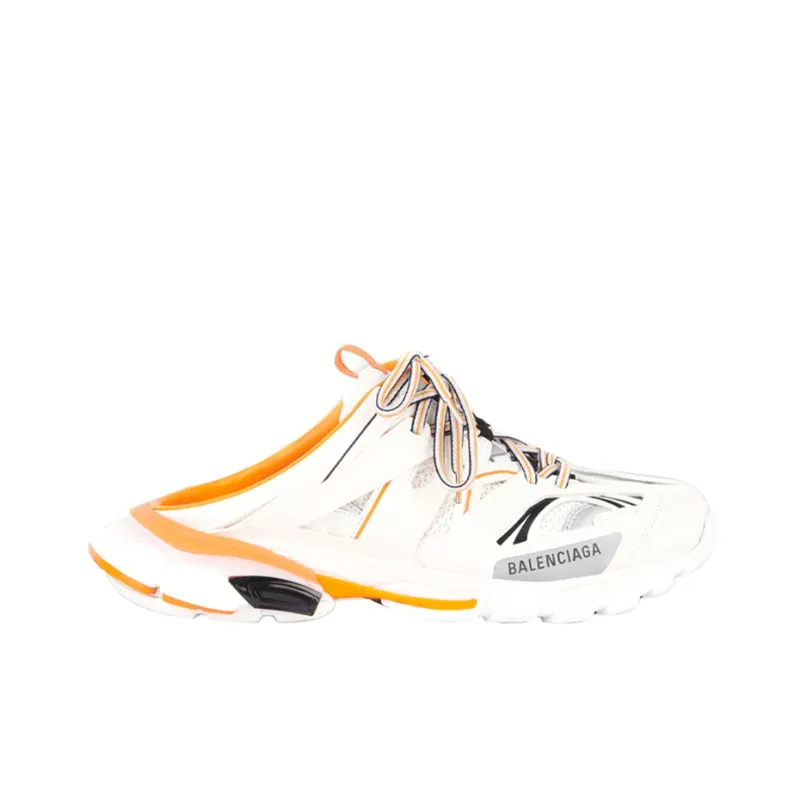 Balenciaga Track 1.0 Mules 'White Orange'-1