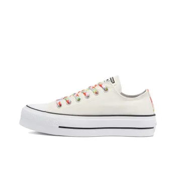 Chuck Taylor All Star Women's Converse Platform Low 'Floral Print Egret' Women's