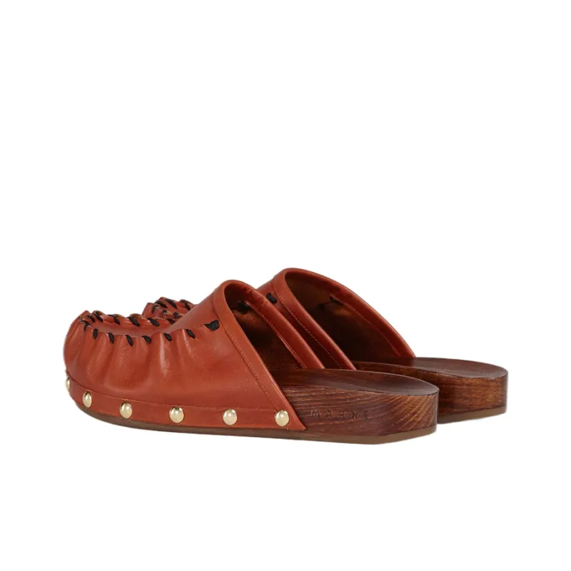 MARNI Women's Casual Shoes Women's Dark Red-4
