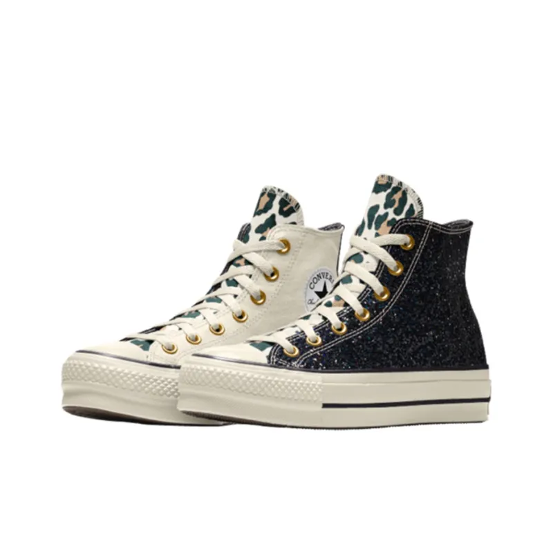 Converse Chuck Taylor All Star High Platform 'Glitter' By You Women's-2
