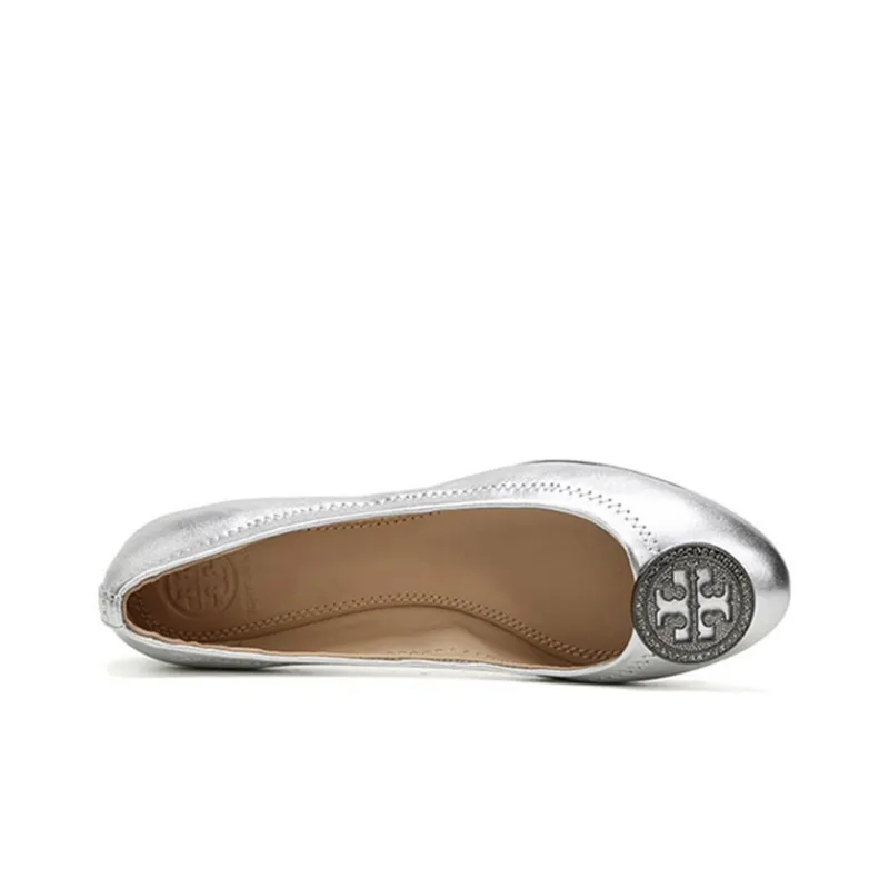 TORY BURCH Minnie Women's Casual Shoes Women's Silver-4