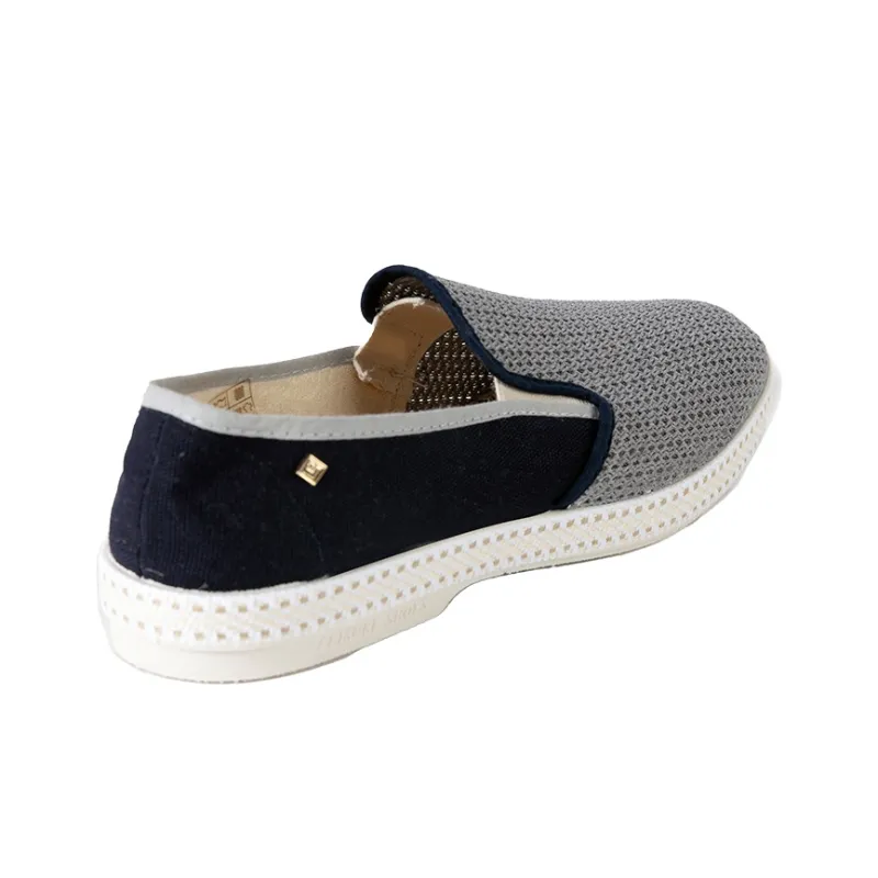 Rivieras Casual Flat Shoes Unisex Gray Blue-3