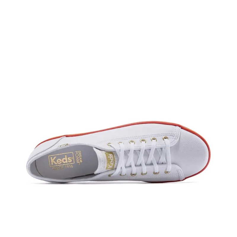 Keds Canvas Shoes Women's Low-Top White-2