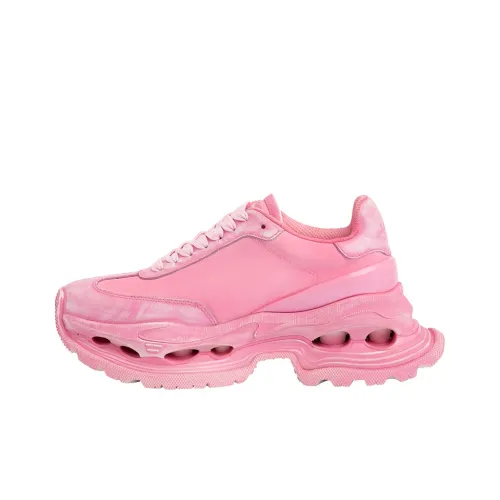 UOOYAA Wormhole Series Chunky Sneakers Women's Low-Top Pink