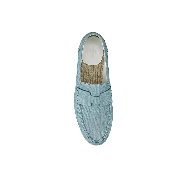 HERMES Espadrilles Women's Blue-4