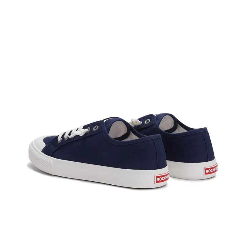 Rockfish Canvas Shoes Women's Low Top Dark Blue/White-3