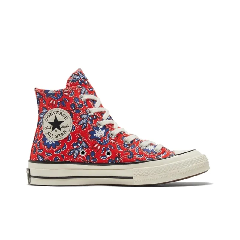 Converse Chuck Taylor All Star 70 Hi Paisley Habanero Red-1