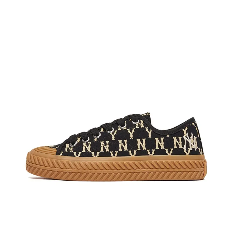 MLB Playball Slip Resistant Low Top Canvas Shoes Unisex Black-0