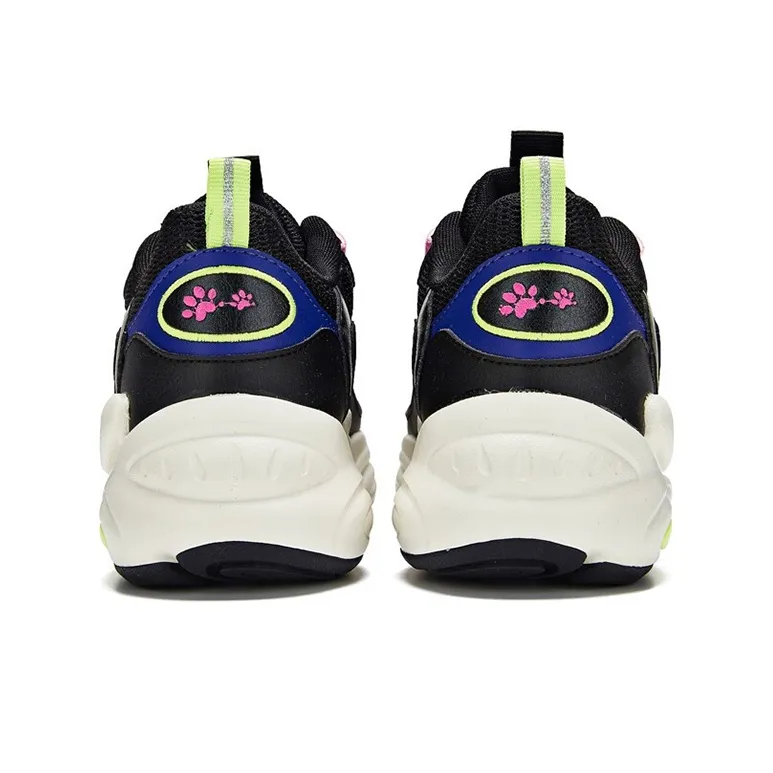 361° Chunky Sneakers Women's Low Top Black/Pink-2