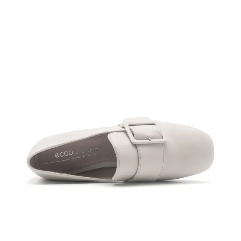 Ecco Annie Series Casual Single Shoes Women's Limestone White-2