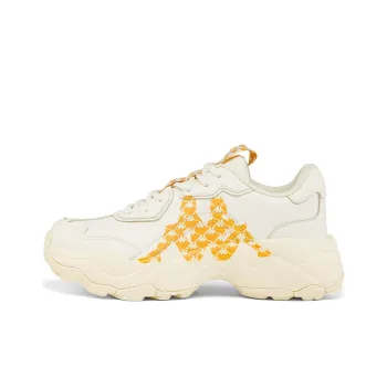 Kappa Wear Resistant Slip Resistant Low Top Chunky Sneakers Unisex Winter White