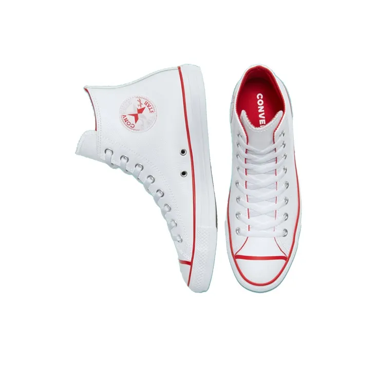 Converse Seasonal Color Leather Chuck Taylor All Star 'Red White'-2