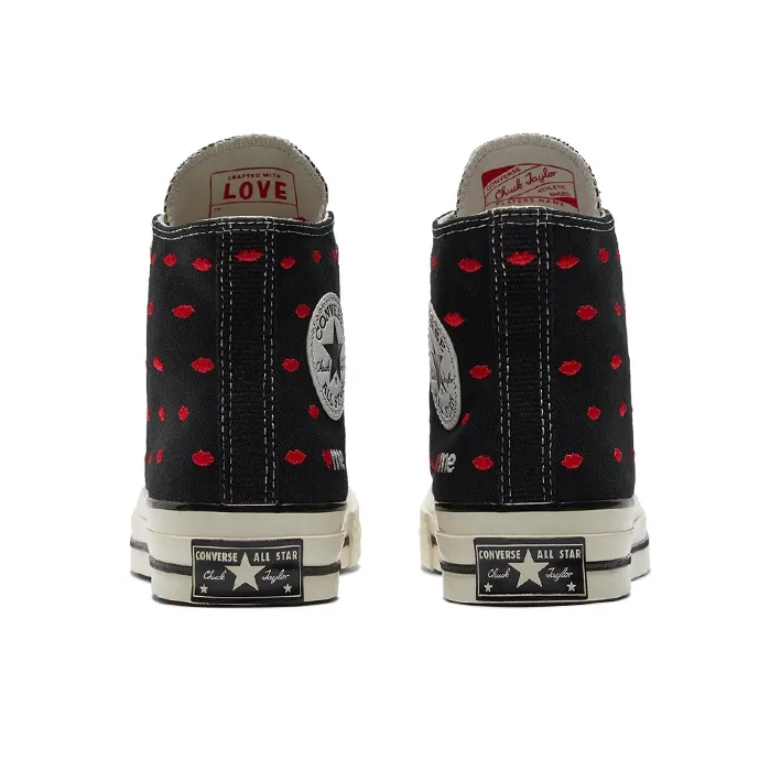 Converse Chuck Taylor All Star 70 Hi Embroidered Lips Black-4