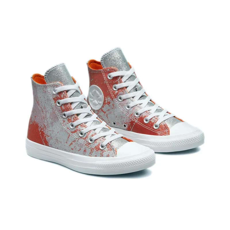 Converse Women's Chuck Taylor All Star High 'Hybrid Shine Gradient Fire Pit' Women's-2