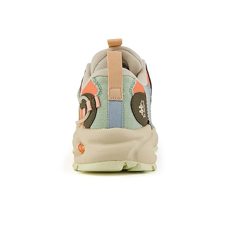 Kappa Chunky Sneakers Orange Olive Green-4