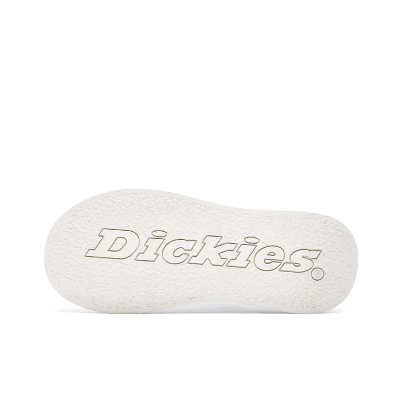Dickies Wear Resistant Breathable Slip Resistant Low Top Slip on Canvas Shoes Women's White Peach Pink-4