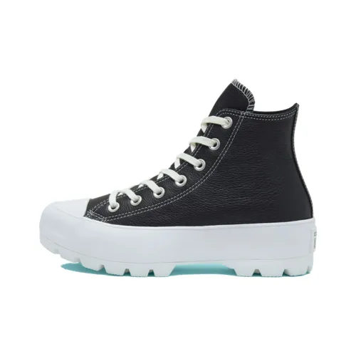 Converse Chuck Taylor All Star Women's Lugged Leather High 'Black White'