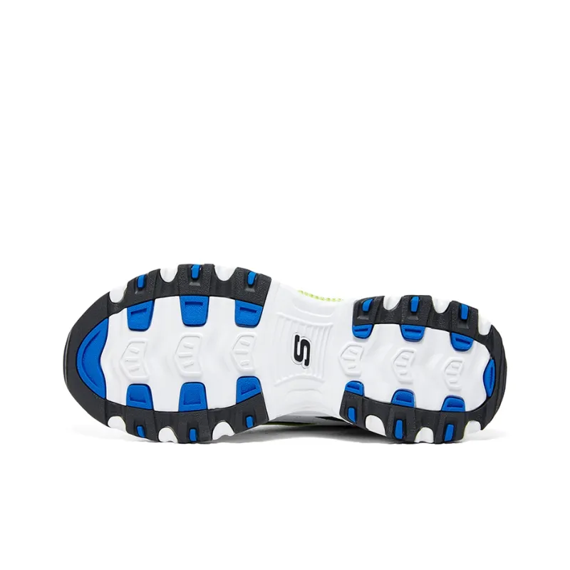 Skechers D'LITES 1.0 'White Black Neon Green'-4