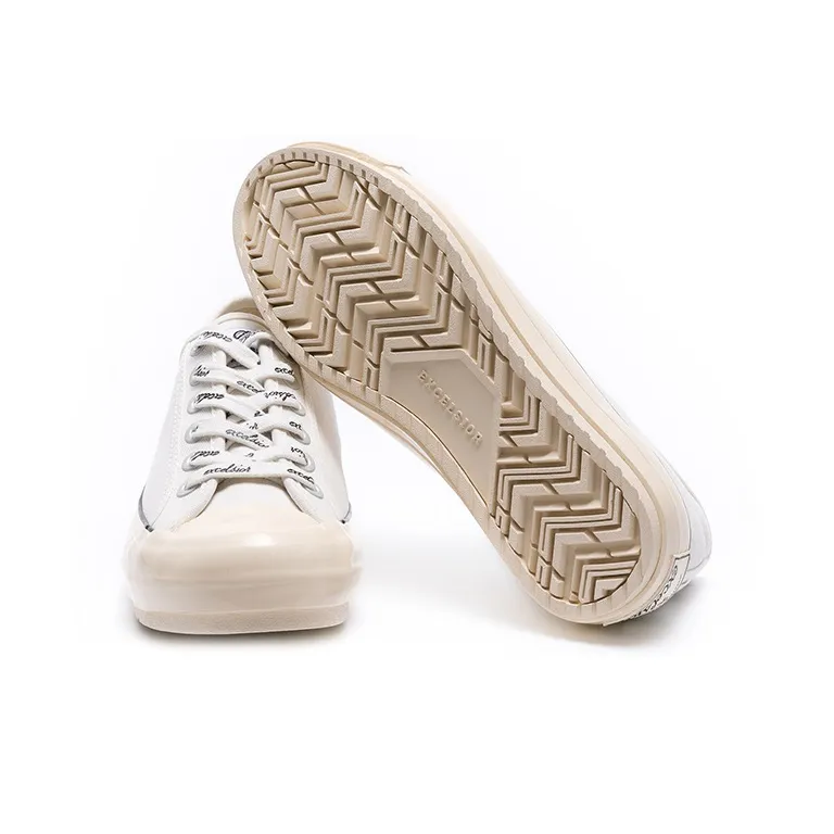 Excelsior Canvas Shoes Women's Low Top Classic White-4