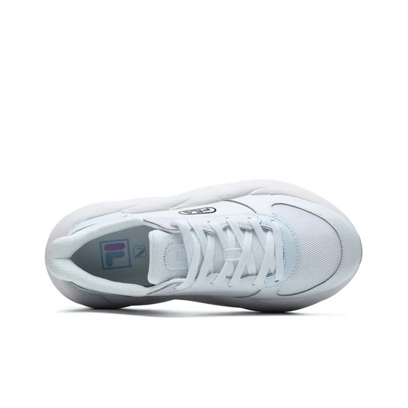 FILA Gelato Cushioning Wear Resistant Low Top Chunky Sneakers Women's Mist Gray-4