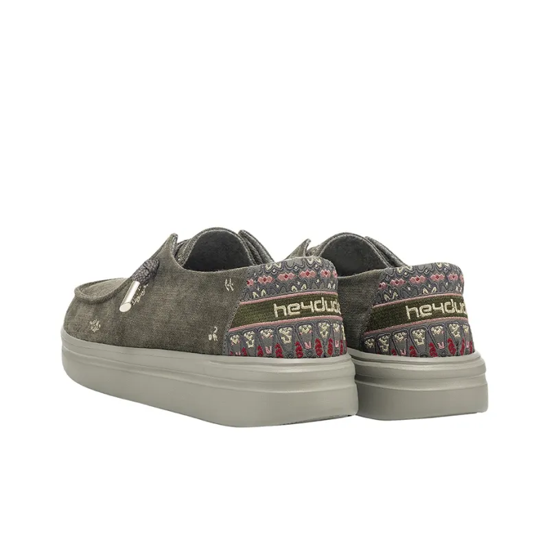 Heydude Casual Shoes Women's Dull Cyan-4