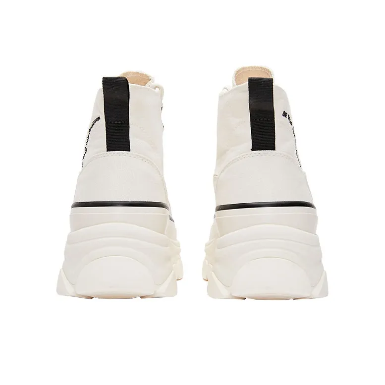 Champion Canvas Shoes Women's High Top White-3