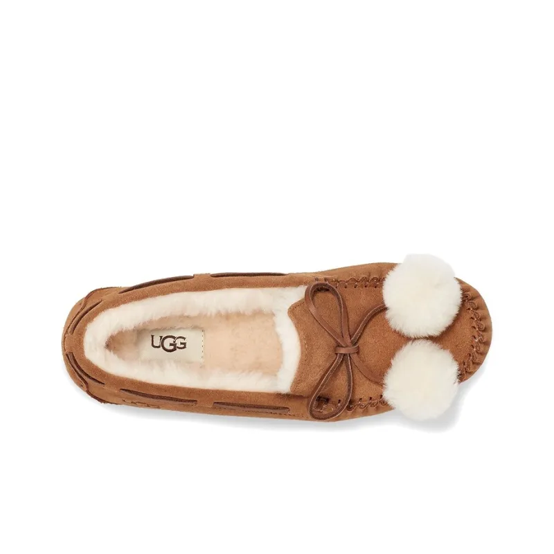 UGG Dakota Bow Pom 'Chestnut' Women's-3