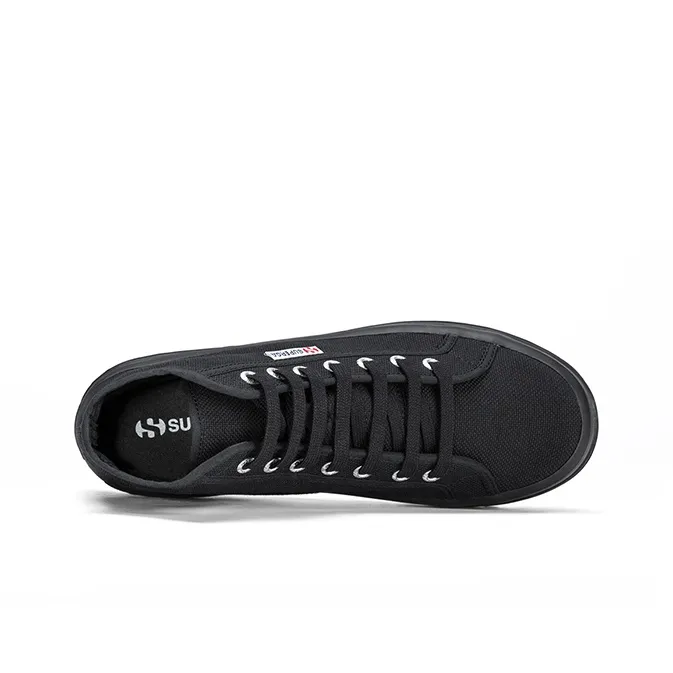 SUPERGA High-top Lace-up Sneakers-3