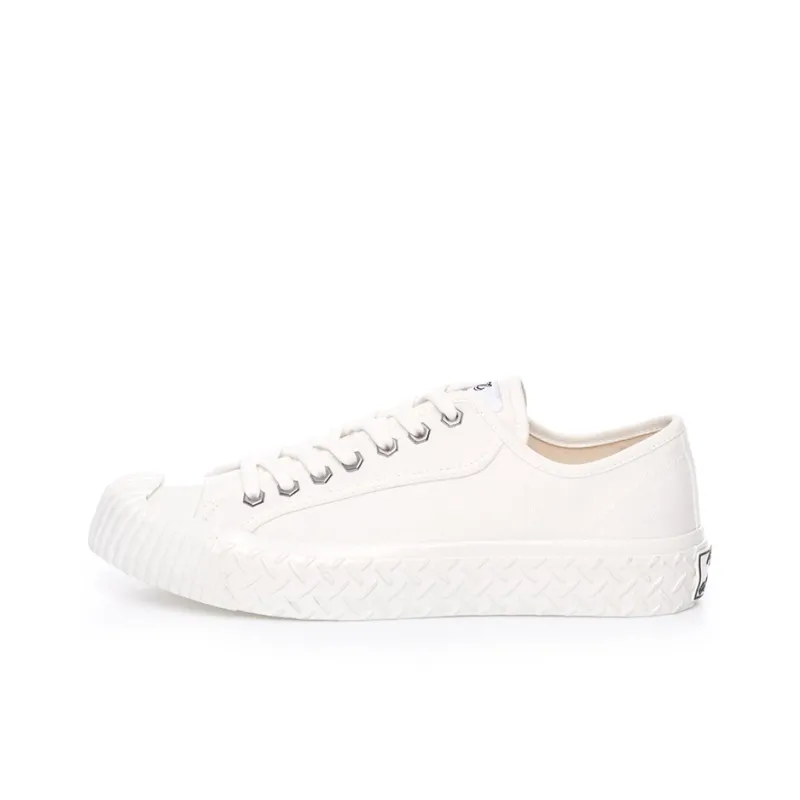 Excelsior Canvas Shoes Unisex Low-Top Classic White-0
