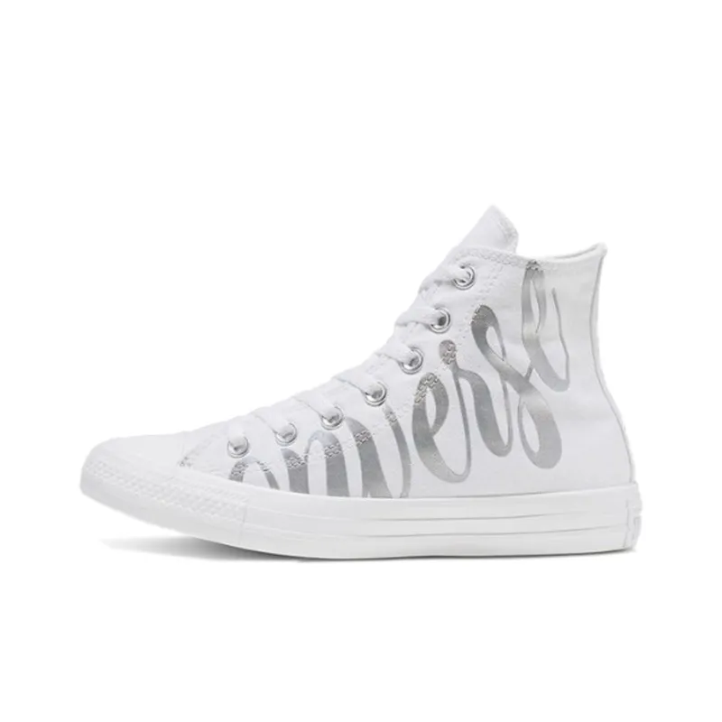 Converse Chuck Taylor All Star Iridescent Star High Top White Women's-0