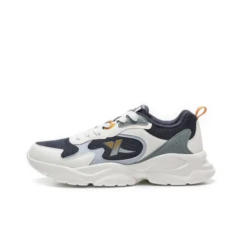 XTEP Chunky Sneakers Men Low Top Ink Teal/Sail White/Sunset Dusty Blue