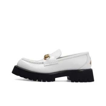 GUCCI Horsebit Women's Casual Shoes Women's White