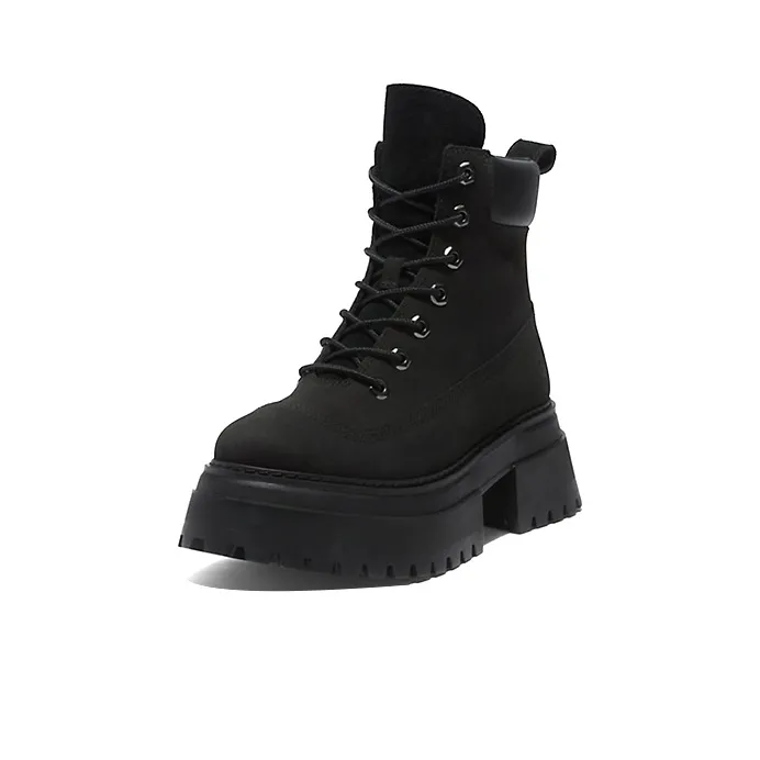 Timberland Sky 6 Inch Lace Up Boots 'Black Nubuck' Women's-2