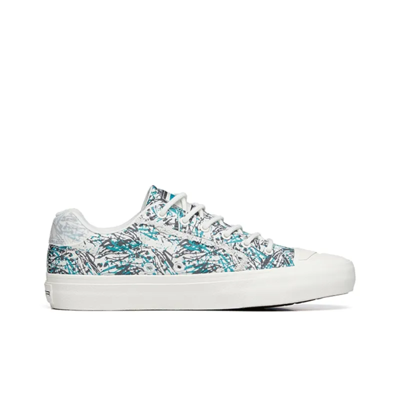 Anta Anti Slip Wear Resistant Low Top Canvas Shoes Women's White Green-1