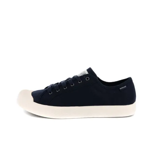 Palladium Pallaphoenix Canvas Shoes Unisex Low-Top Navy Blue/White