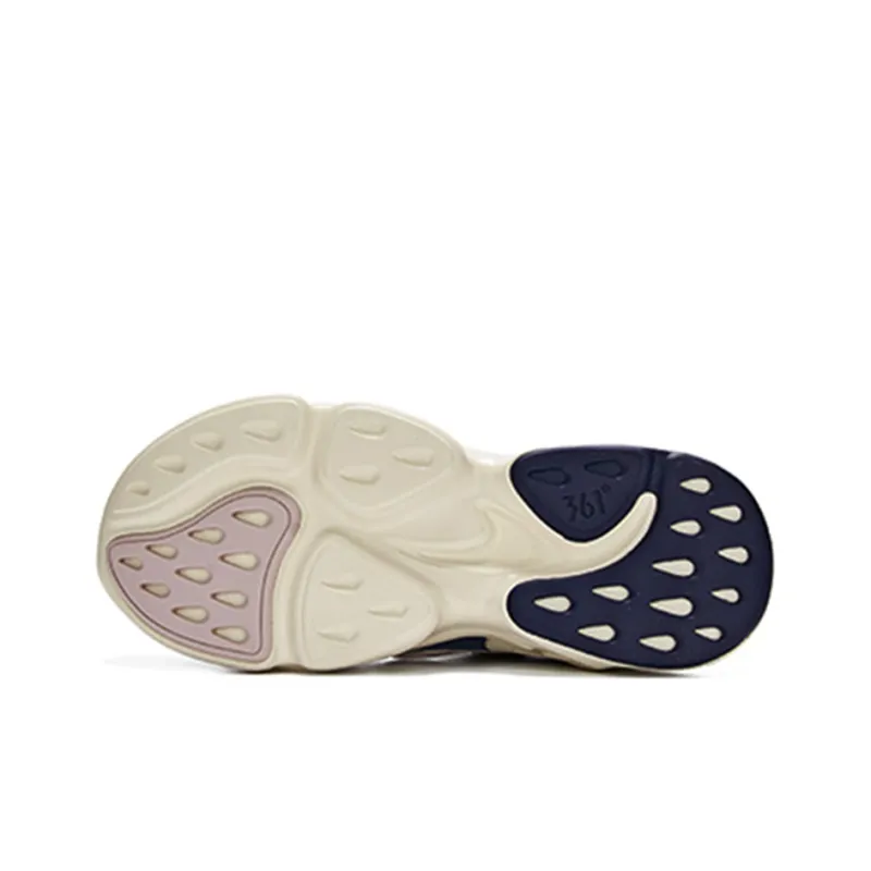361° Spirit Eye 1.0 Low-Top Chunky Sneakers Women's White Blue-4