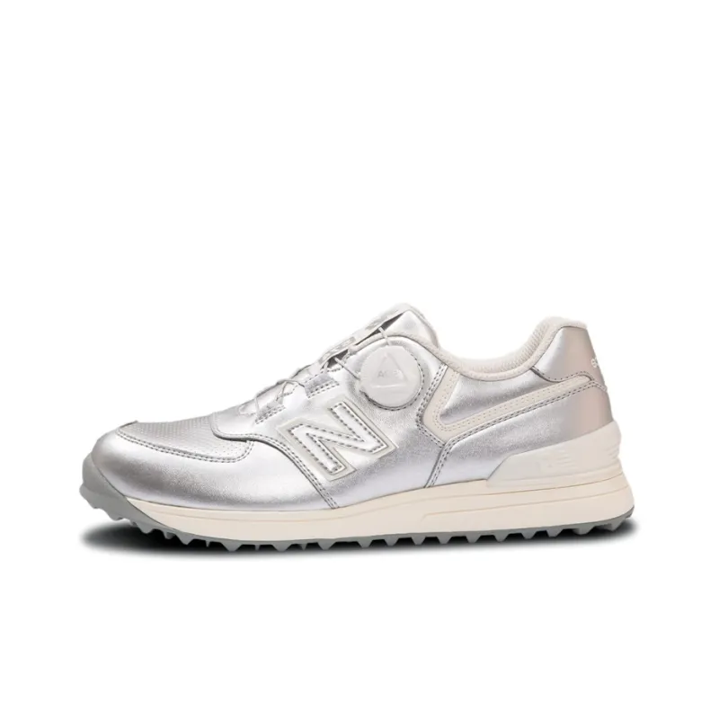 New Balance 574 V3 Boa Golf Shoes 'Silver White' Women's-0